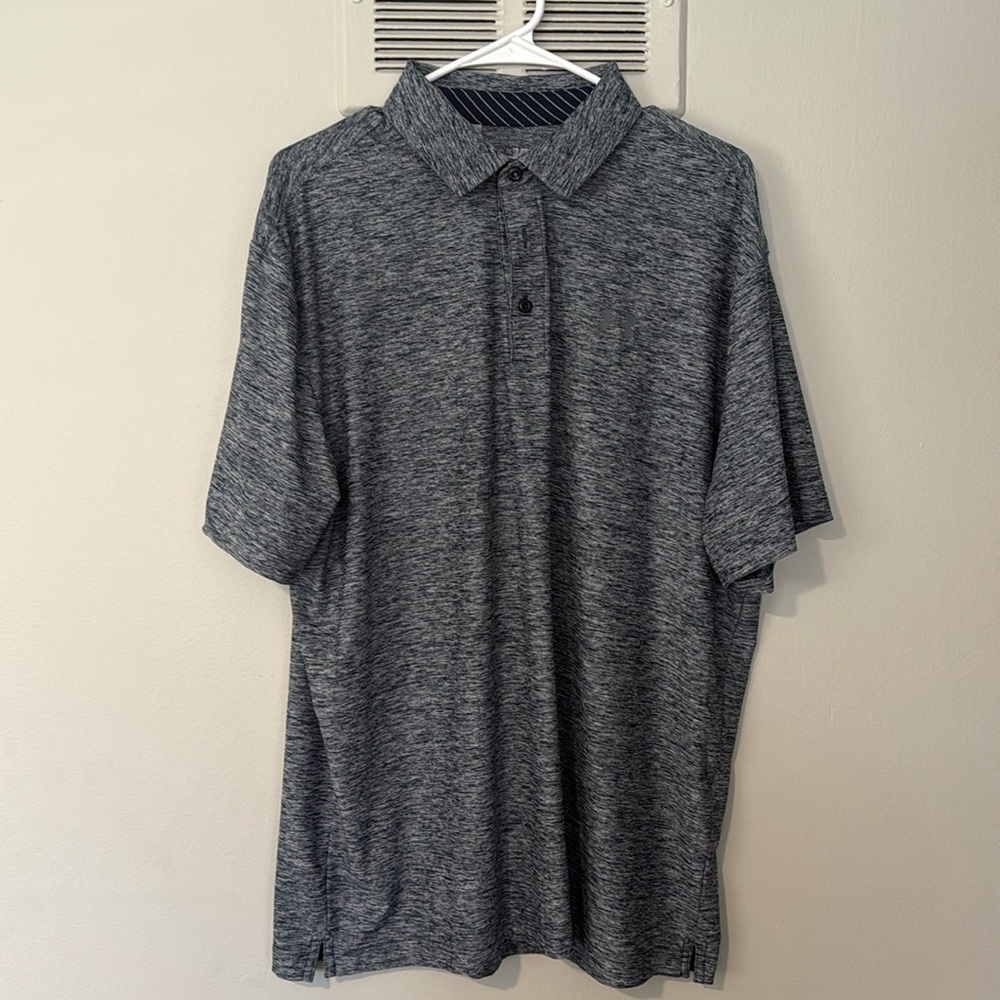 Under Armour Men’s Golf Polo - XL - Navy Blue - Great Condition